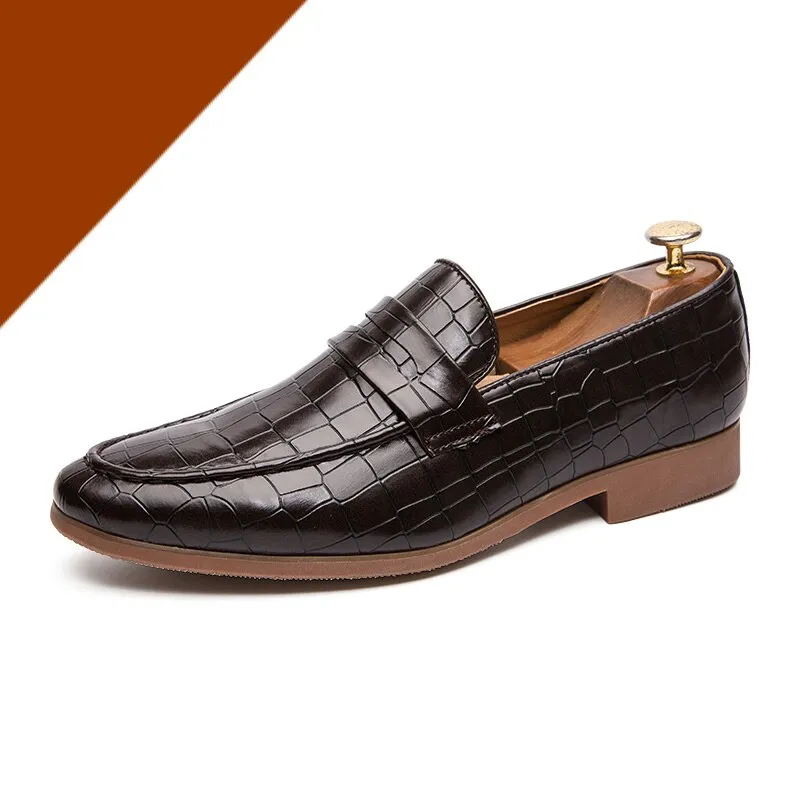 Misalwa 38-47 Summer Men Fashion Loafers British Gentleman Dress Formal PU Leather Shoes Pointed Toe Casual Mocasines Oxfords