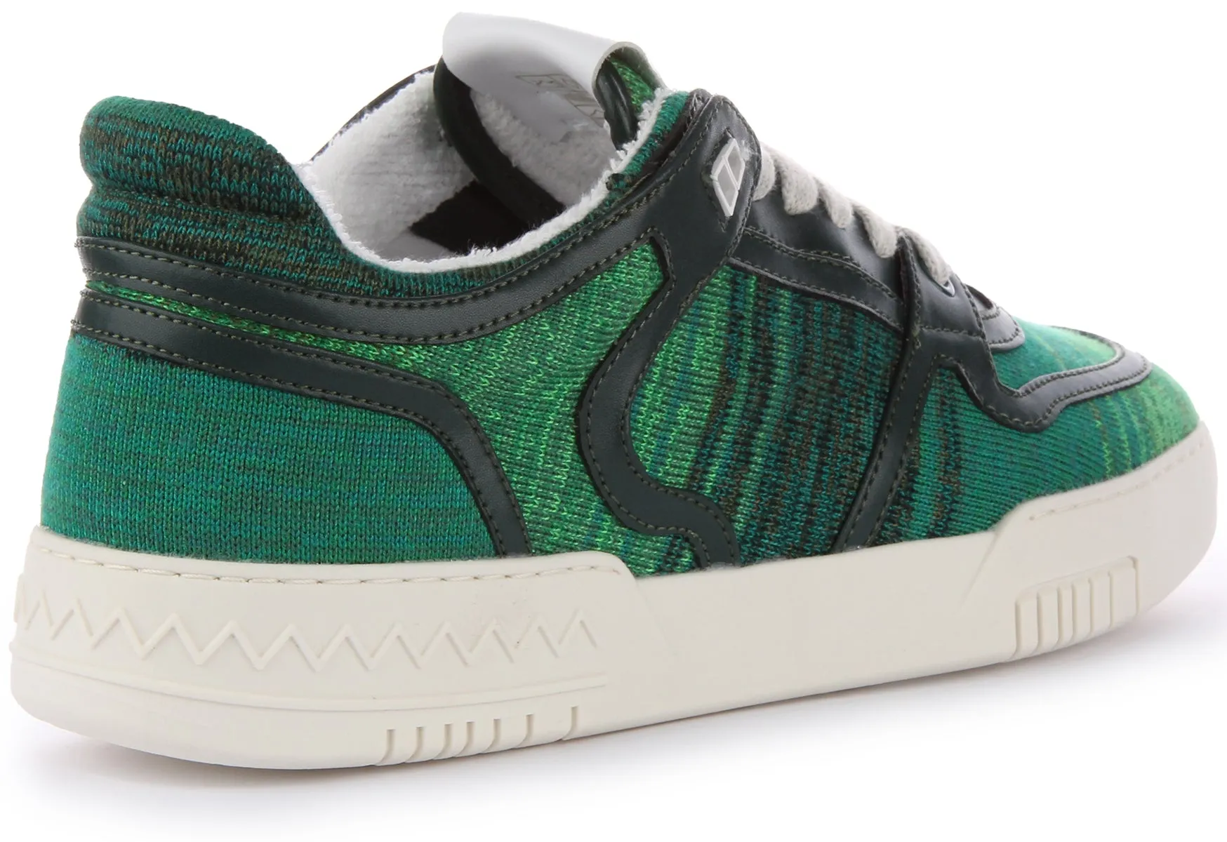 Missoni Lace Up Trainers In Green