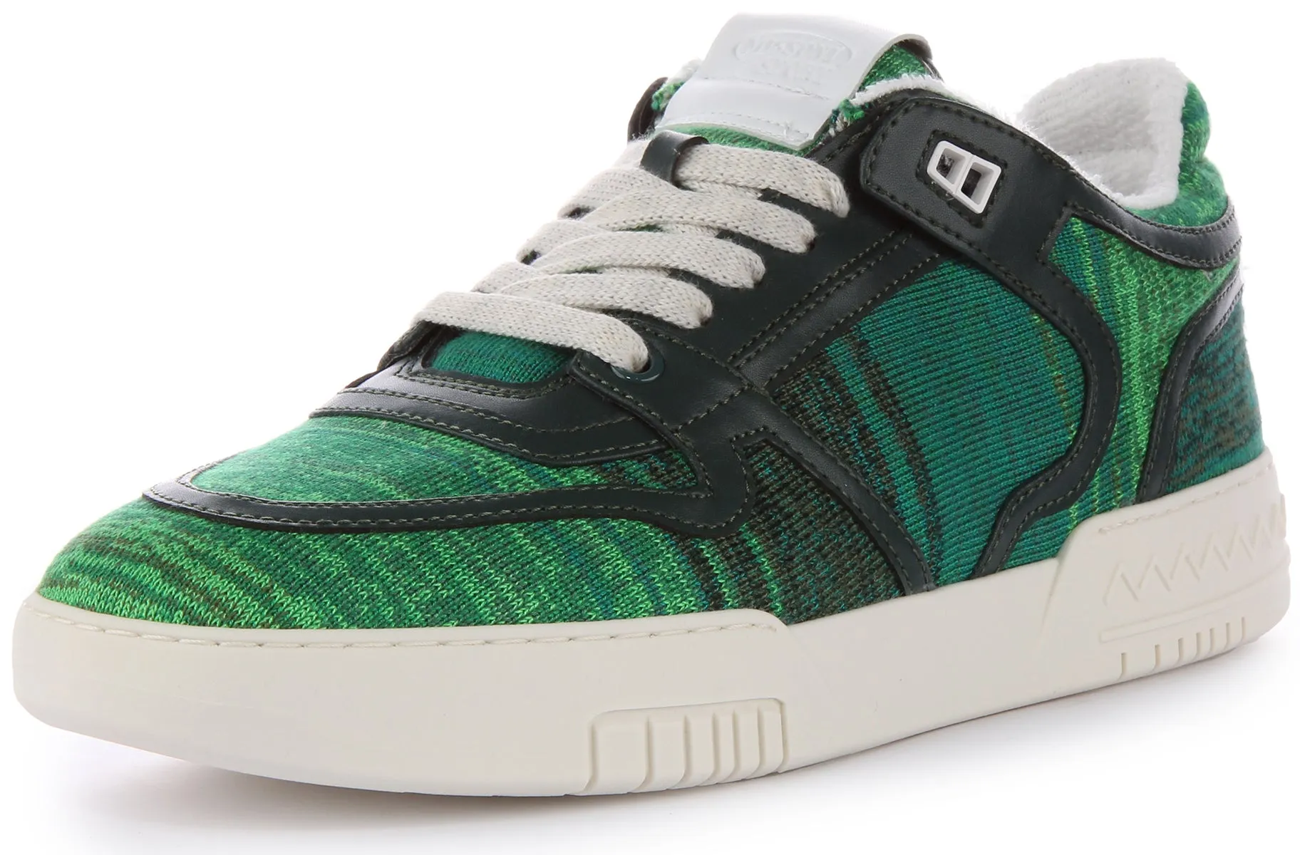 Missoni Lace Up Trainers In Green