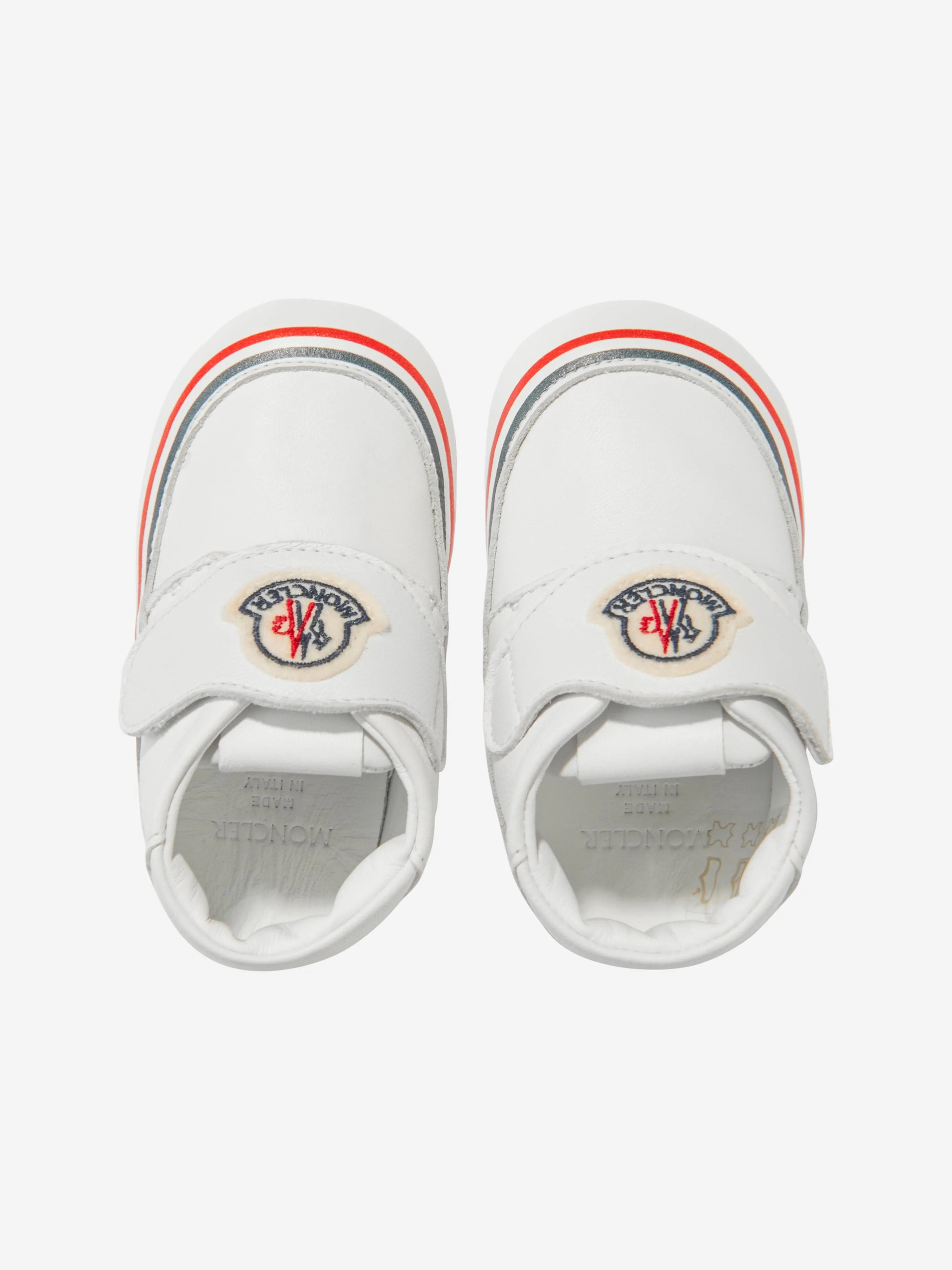 Moncler Enfant Baby Pre-Walker Trainers in White