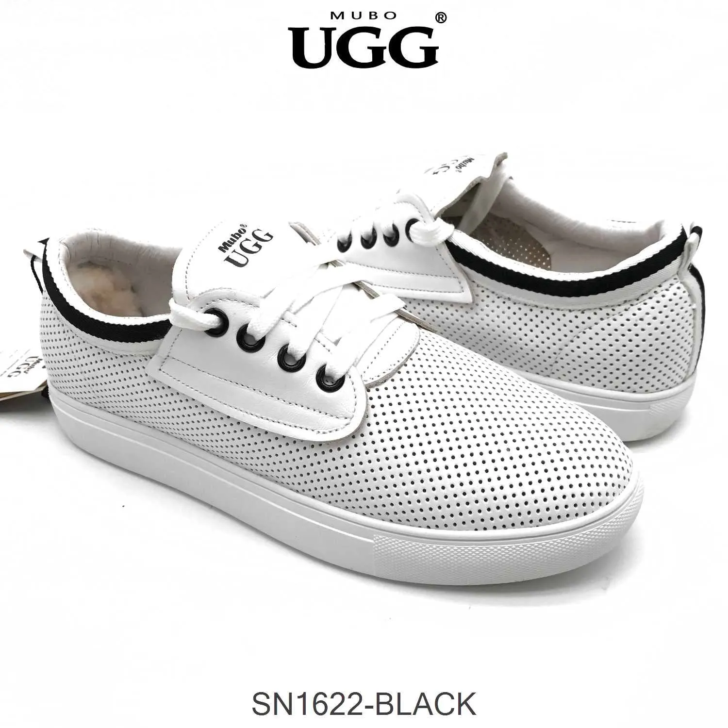 MUBO UGG Summer White Comfortable Breathable Sneakers