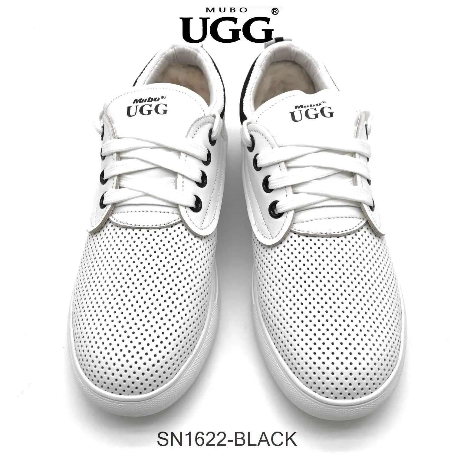 MUBO UGG Summer White Comfortable Breathable Sneakers