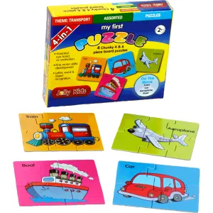 My FirstPuzzle: 4 in 1 Transport Set