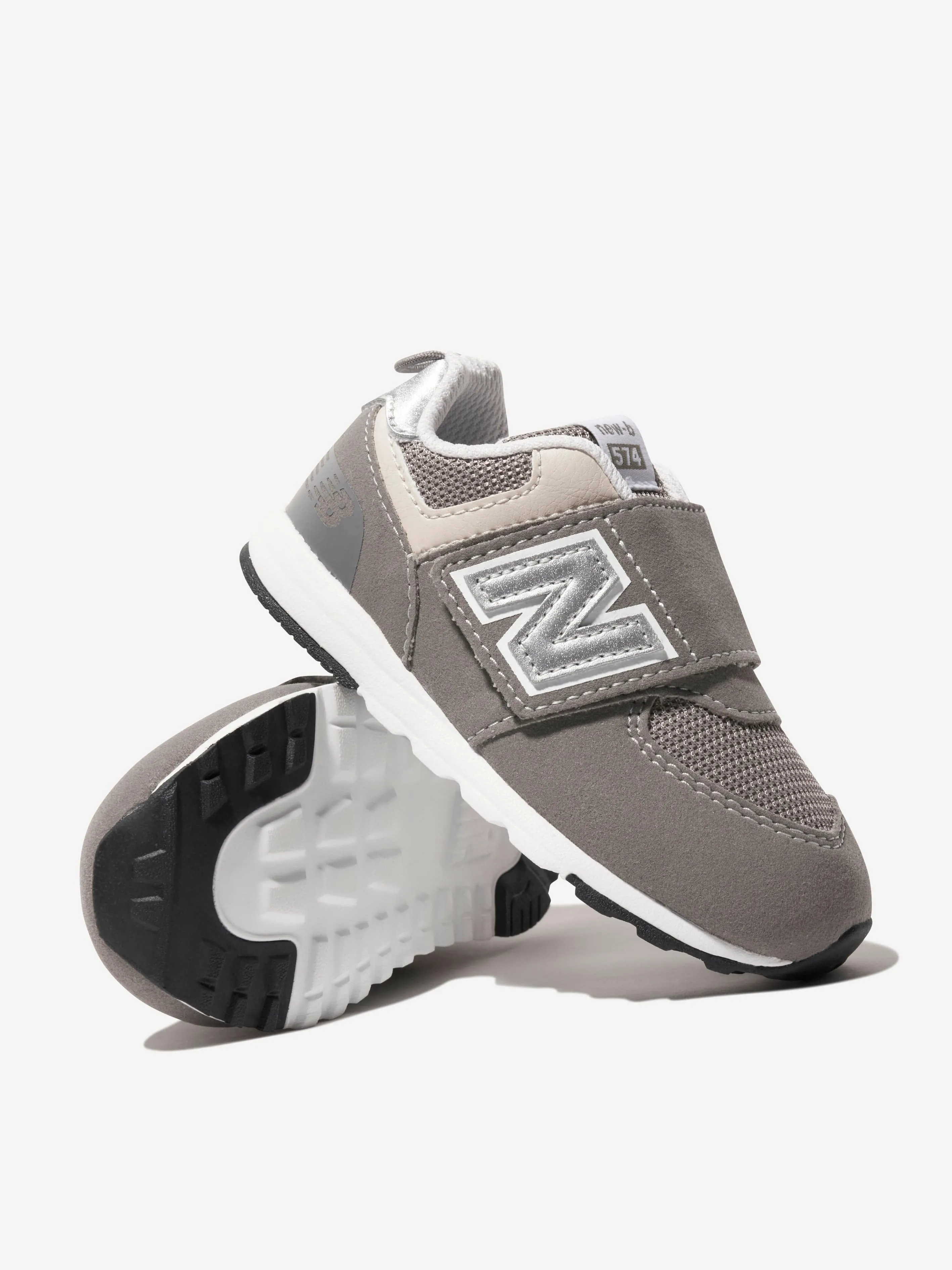 New Balance Kids 574 Evergreen Velcro Trainers