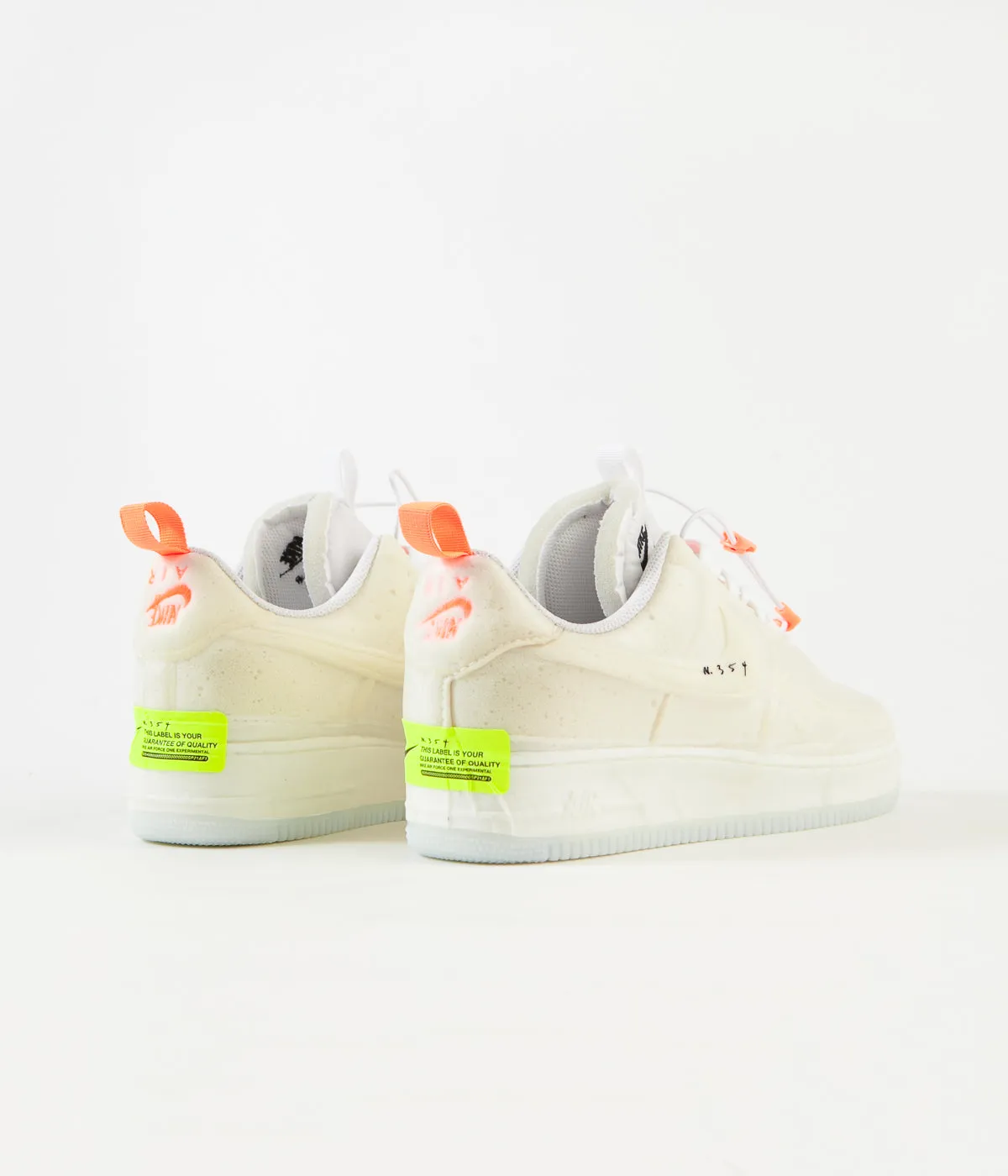 Nike Air Force 1 Experimental Shoes - White / Sail - Atomic Orange - Black