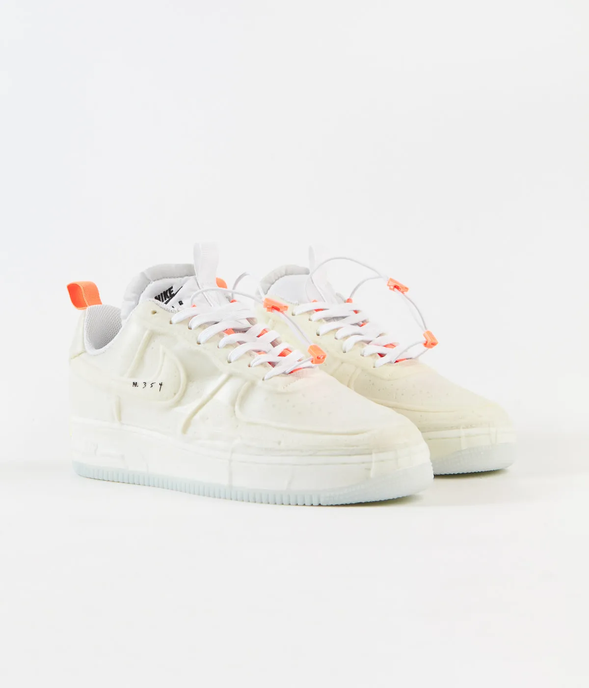 Nike Air Force 1 Experimental Shoes - White / Sail - Atomic Orange - Black