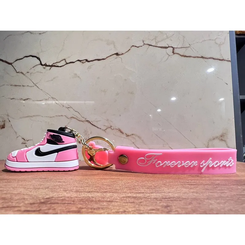 Nike Air Jordans large shoes keychain (Pink)