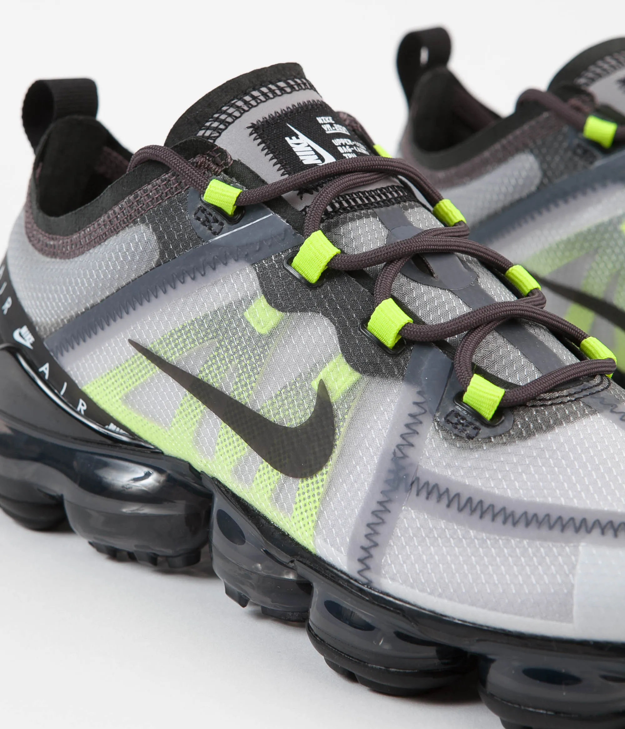 Nike Air Vapormax LX Shoes - Atmosphere Grey / Black - Thunder Grey - Volt