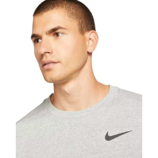 Nike Dri-Fit Long Sleeve Men Training T-Shirt Grey/Black