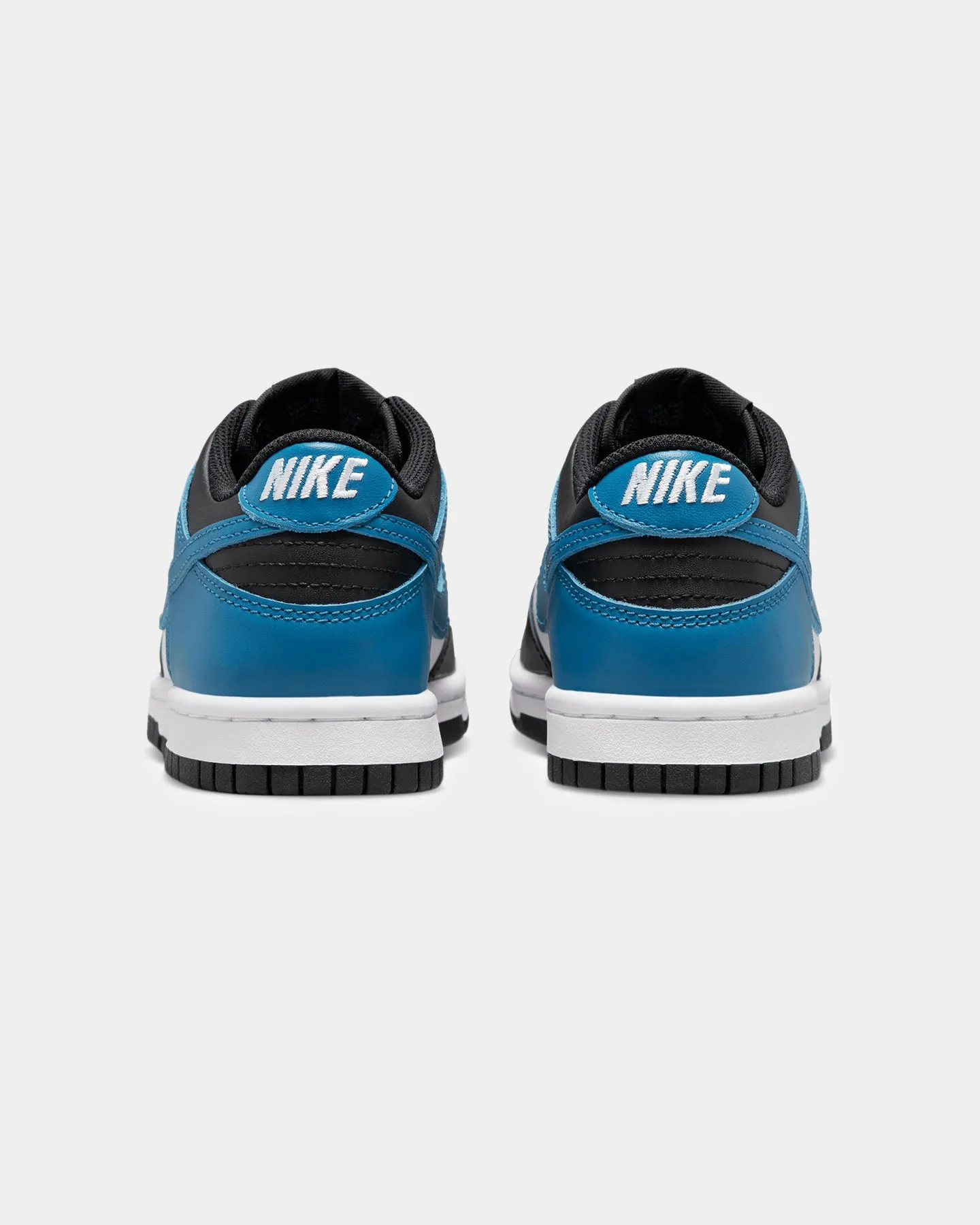 Nike Kids' Dunk Low (GS) "Black White Blue" Summit White/Indigo