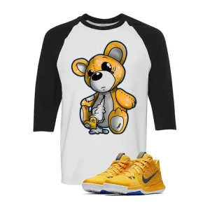 Nike Kyrie 3 Mac and Cheese Kids White & Black Baseball T (TEDDY)