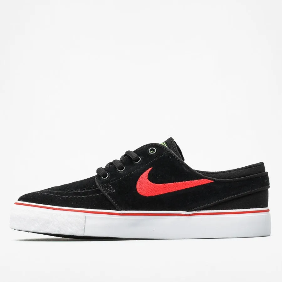 Nike Shoes SB Stefan Janoski (GS) Youth - Black/Red-Light Crimson Green Pulse