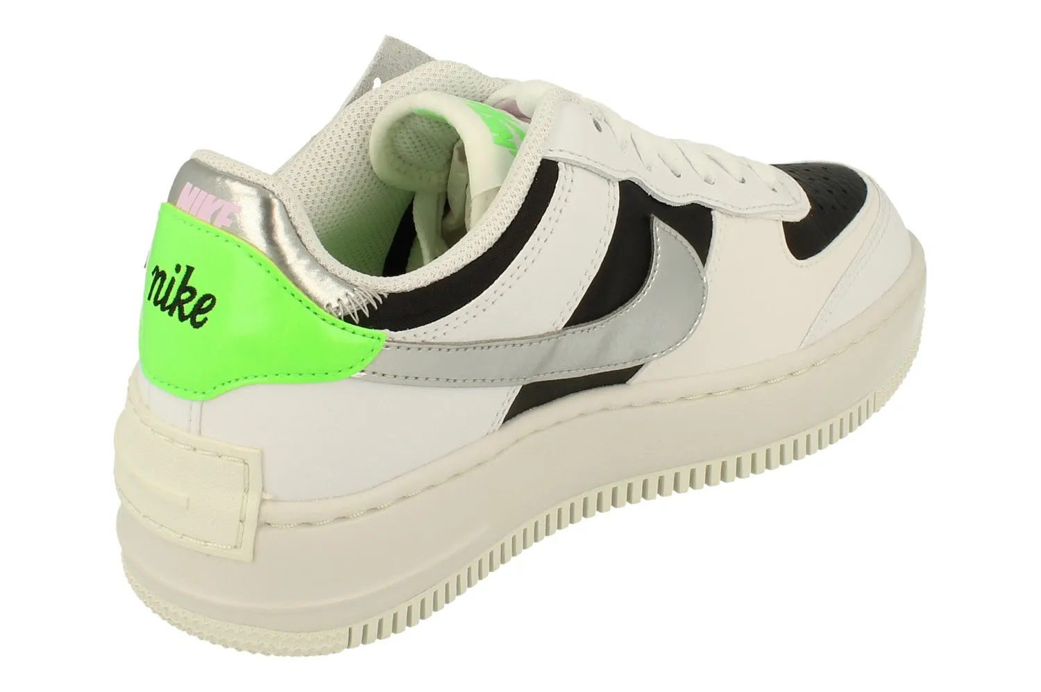 Nike Womens Air Force 1 Shadow Trainers DN8006 100