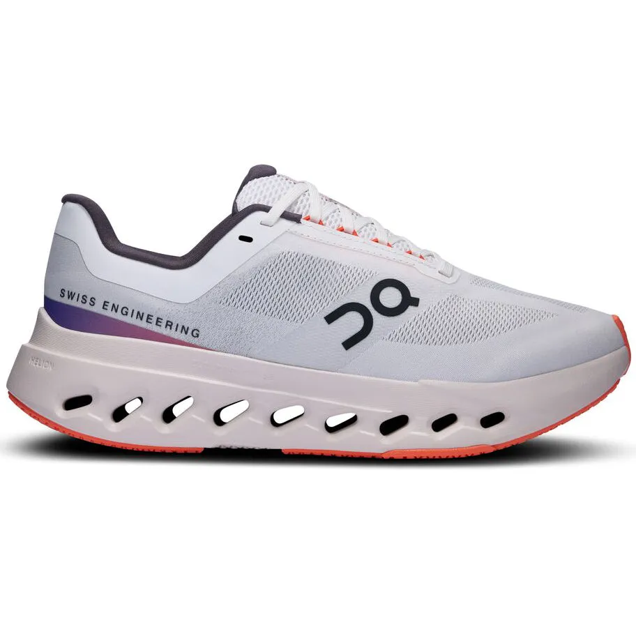 On Women's Cloudsurfer Next Running Shoes White / Flame