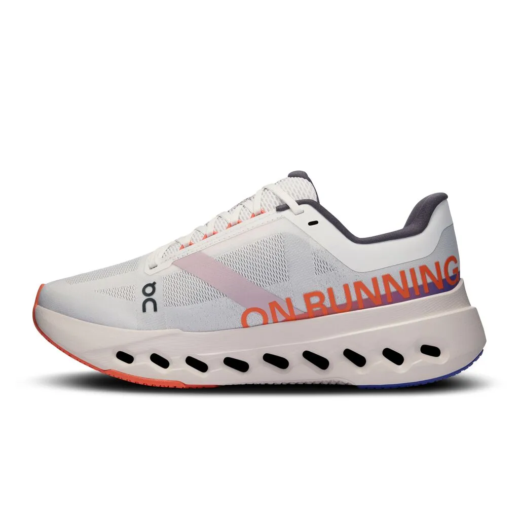 On Women's Cloudsurfer Next Running Shoes White / Flame