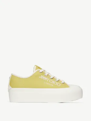 Palma Maxi yellow platform trainers