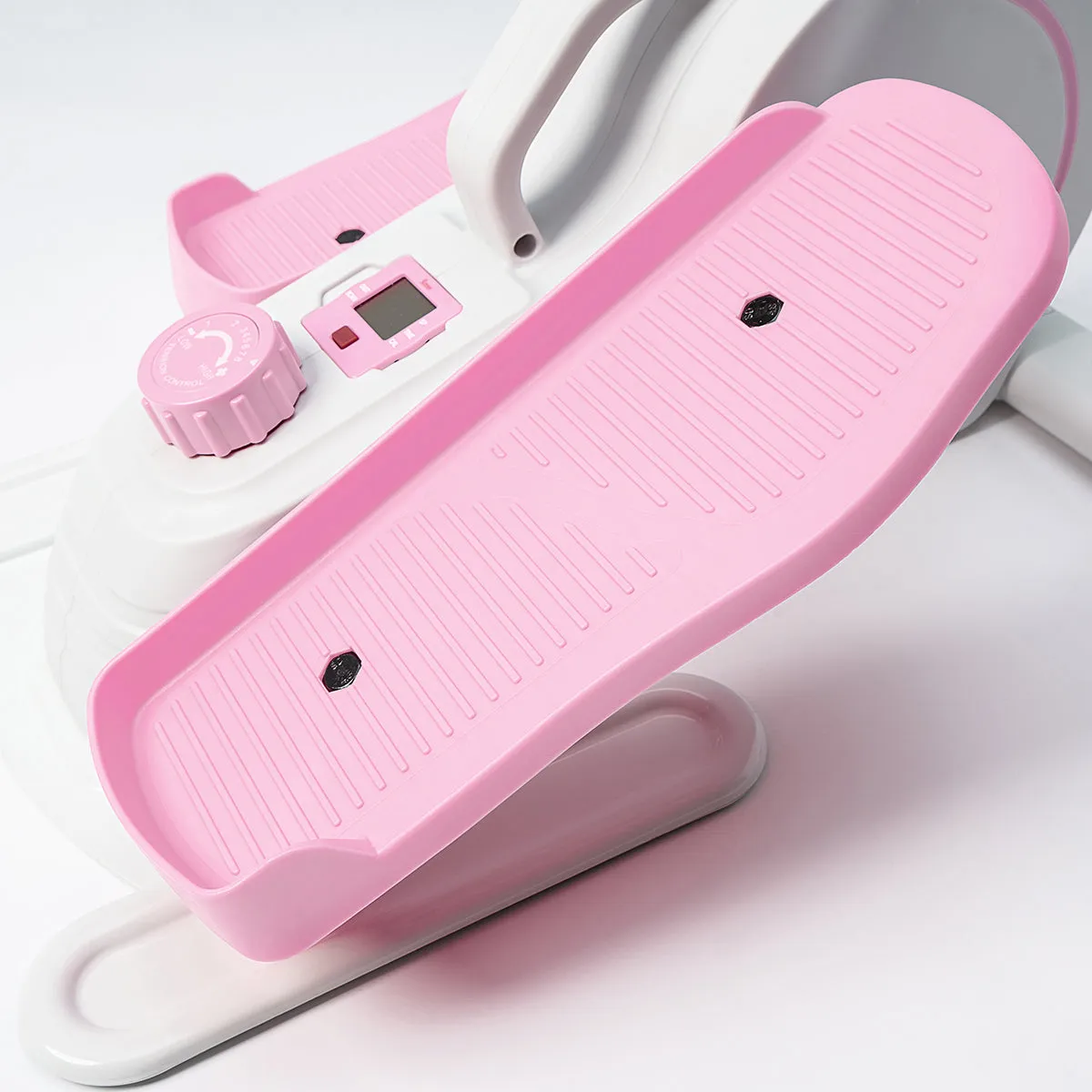 Pink Under Desk Exercise Elliptical Machine