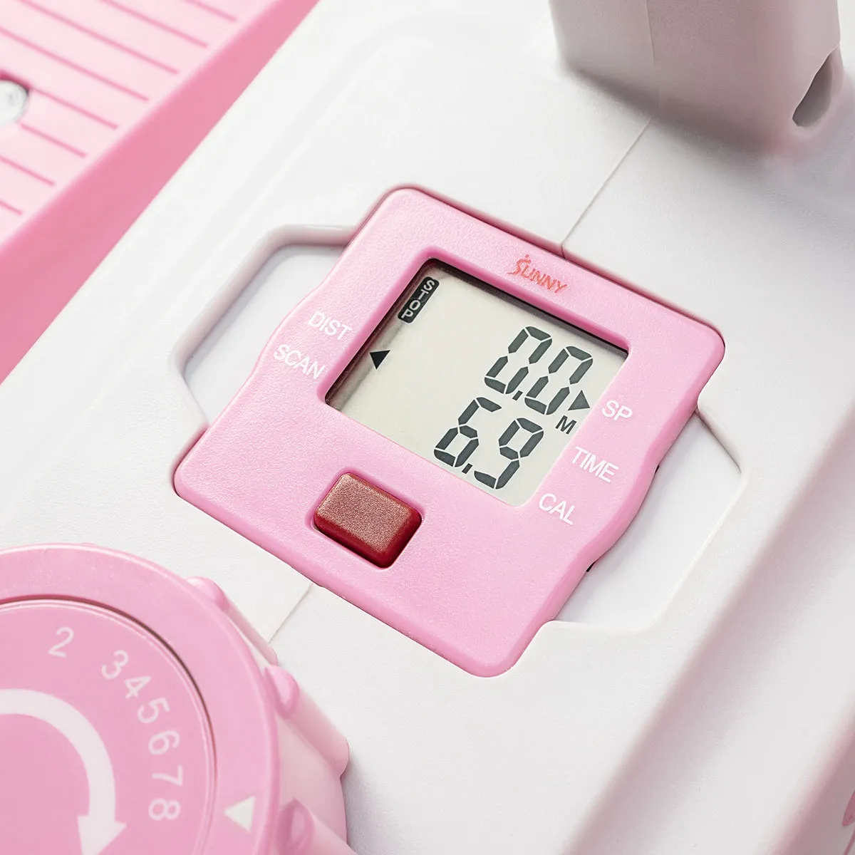 Pink Under Desk Exercise Elliptical Machine