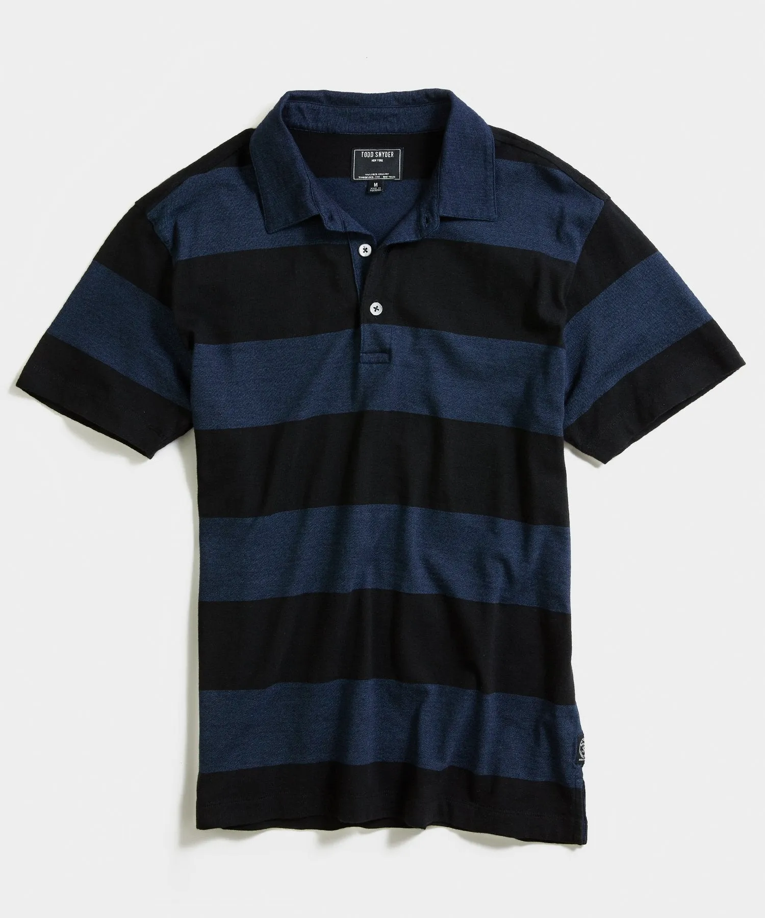 Portuguese Indigo Stripe Polo