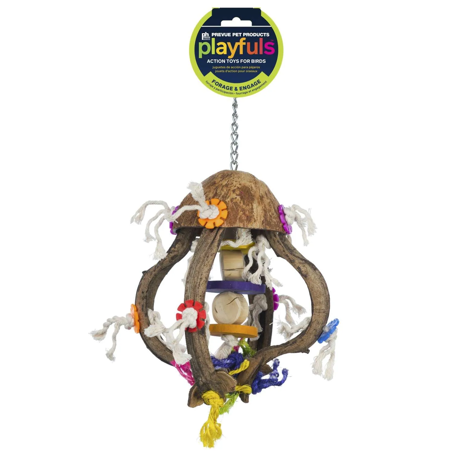 Prevue Pet Playfuls Jellyfish Bird Toy