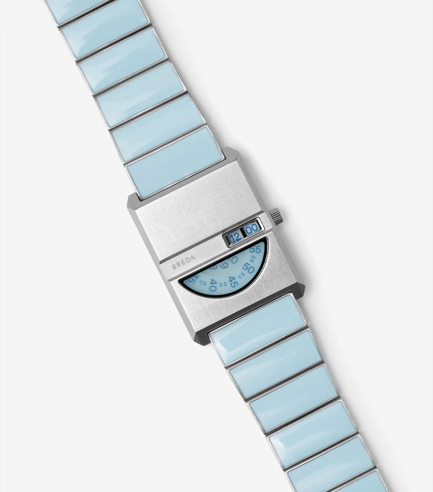 Pulse Bracelet Watch Blue and Metal