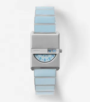 Pulse Bracelet Watch Blue and Metal