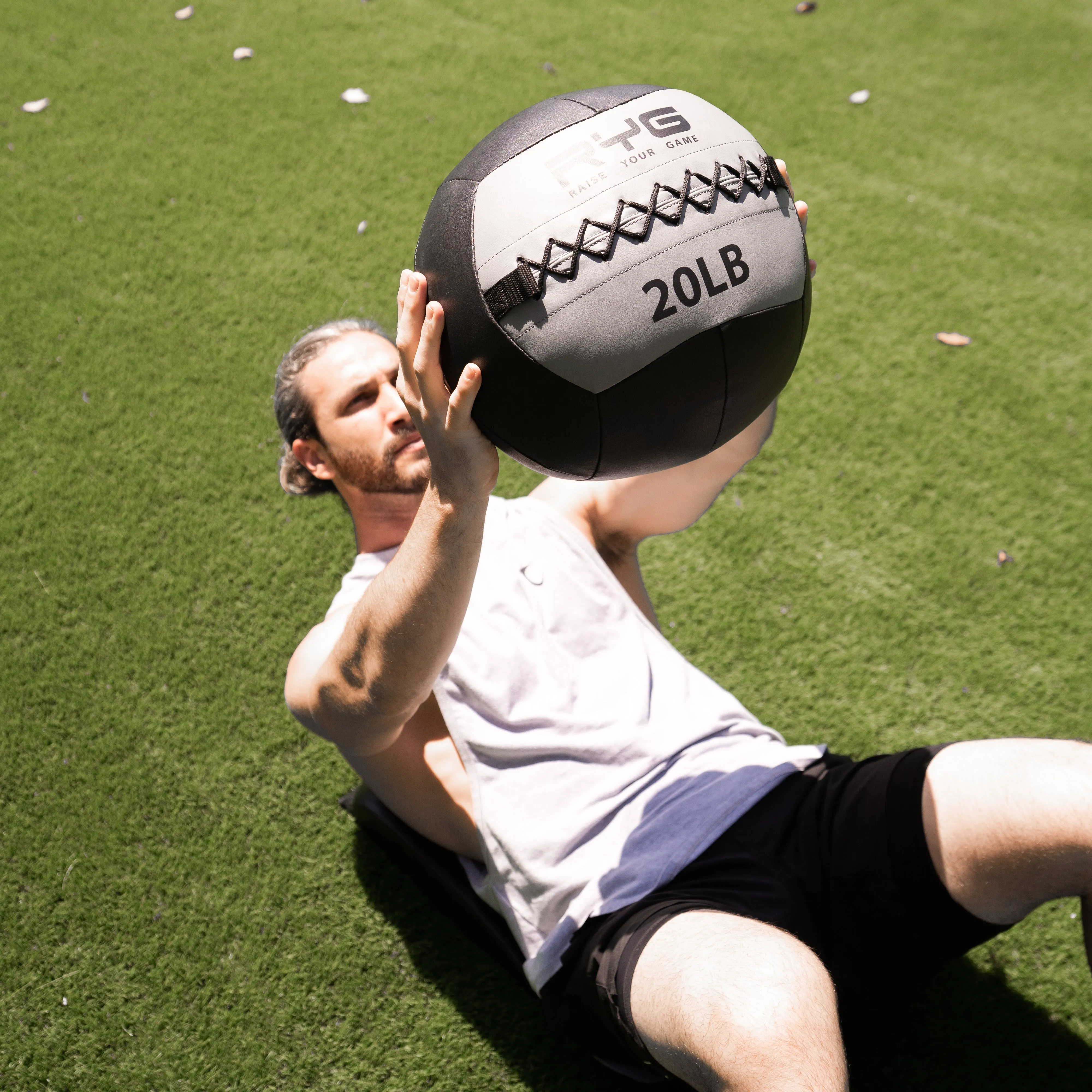 Raise Your Game 20lb Wall Ball Set with Ab Mat