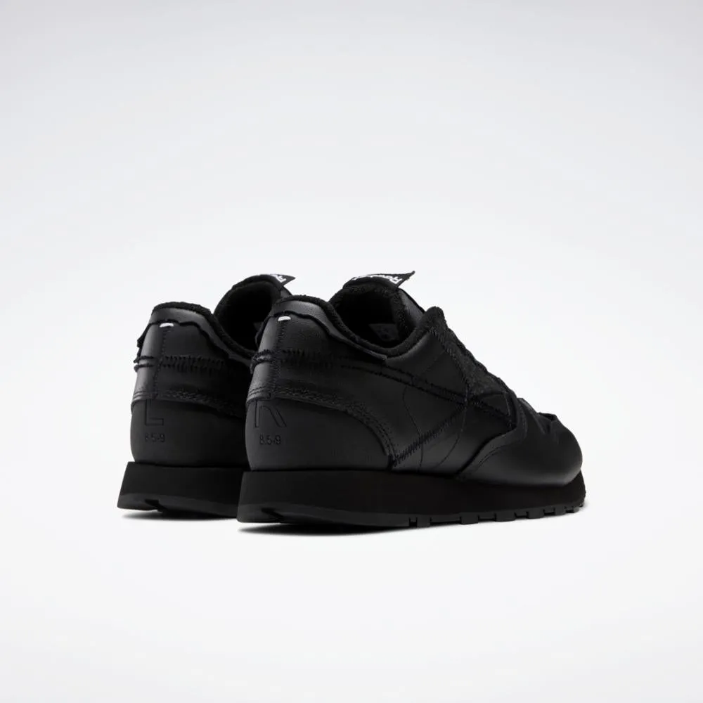 Reebok Footwear Men Maison Margiela Project 0 Classic Leather Shoes BLACK/FTWWHT/BLACK