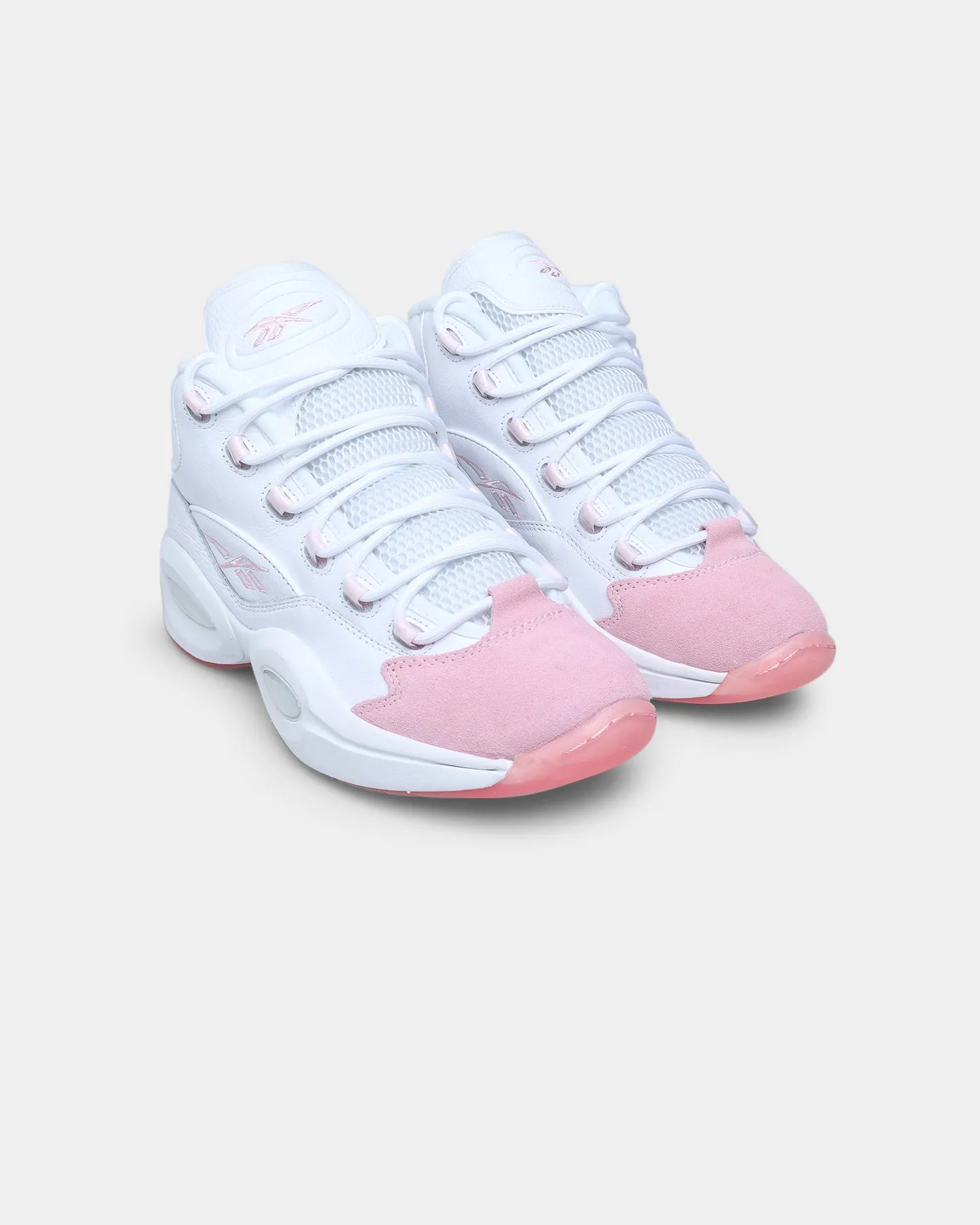 Reebok Question Mid White/Pink Glow/Porcelain Pink