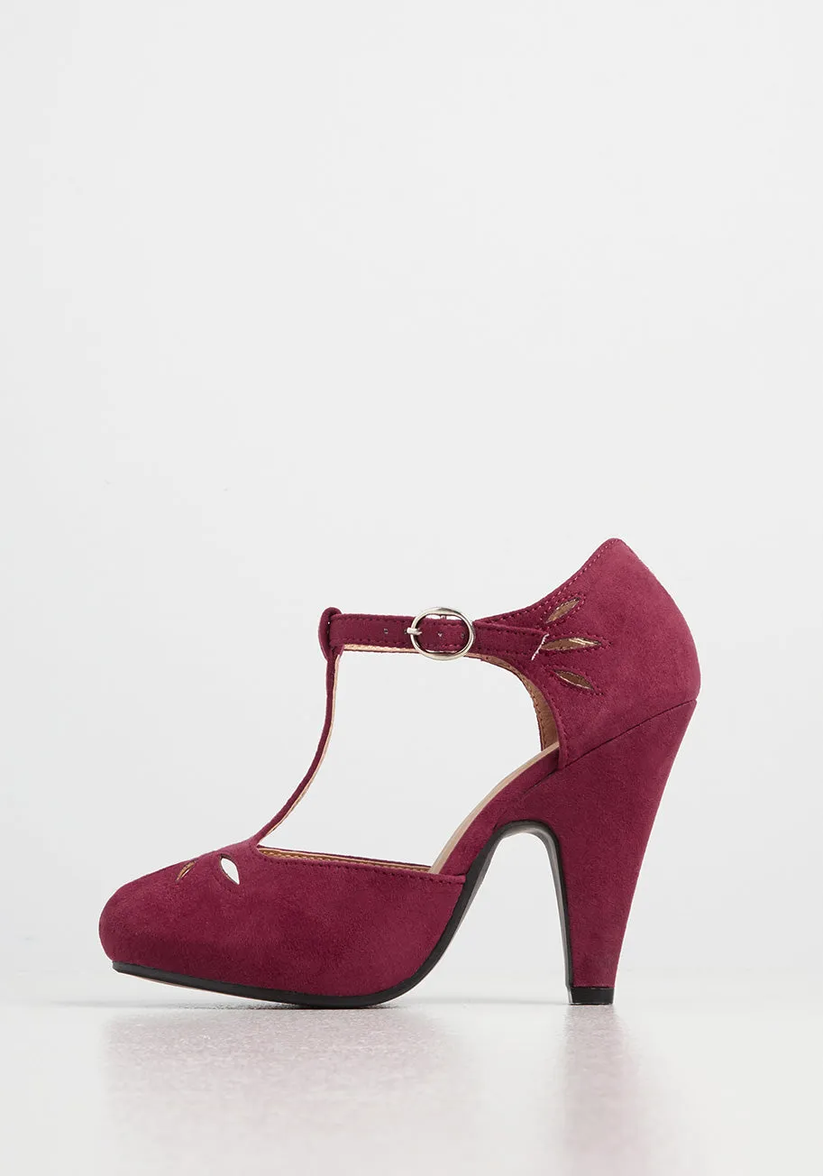 Refreshed Zest T-Strap Heel