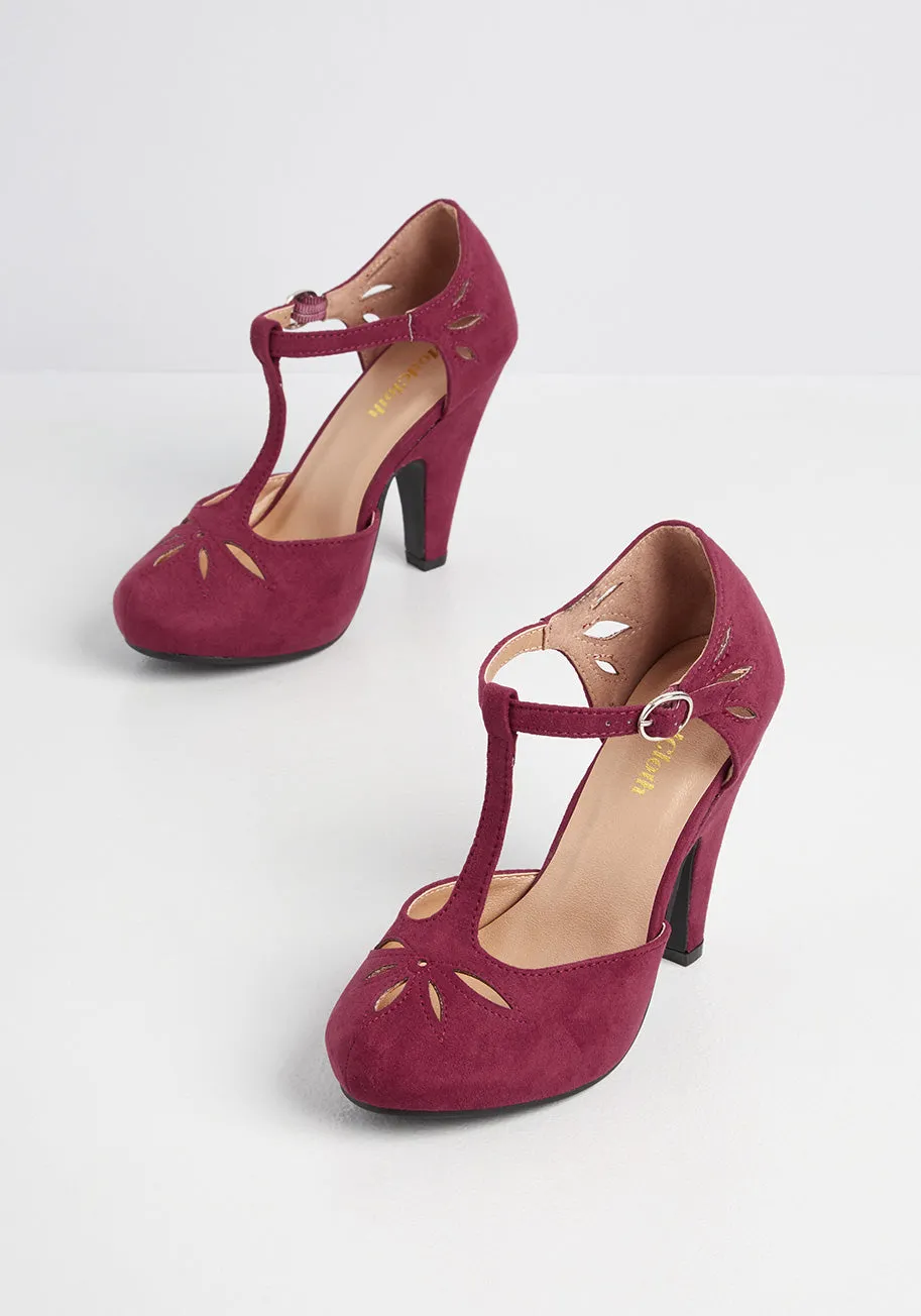 Refreshed Zest T-Strap Heel