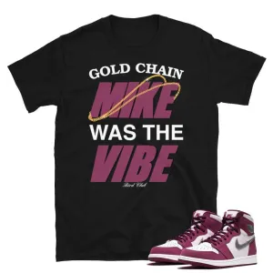 Retro 1 Bordeaux Mike Shirt