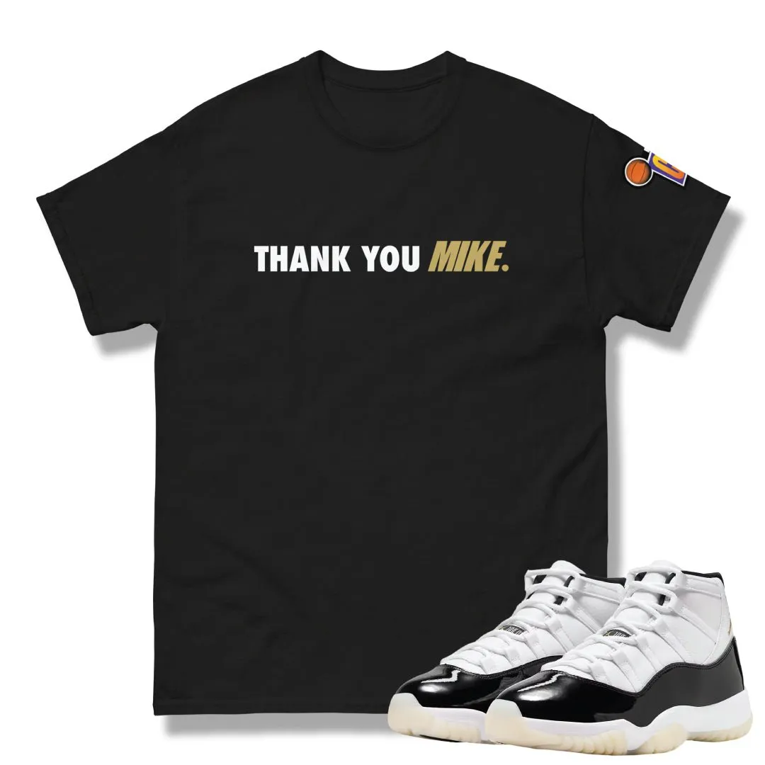 Retro 11 "Gratitude" Thank You Mike Shirt