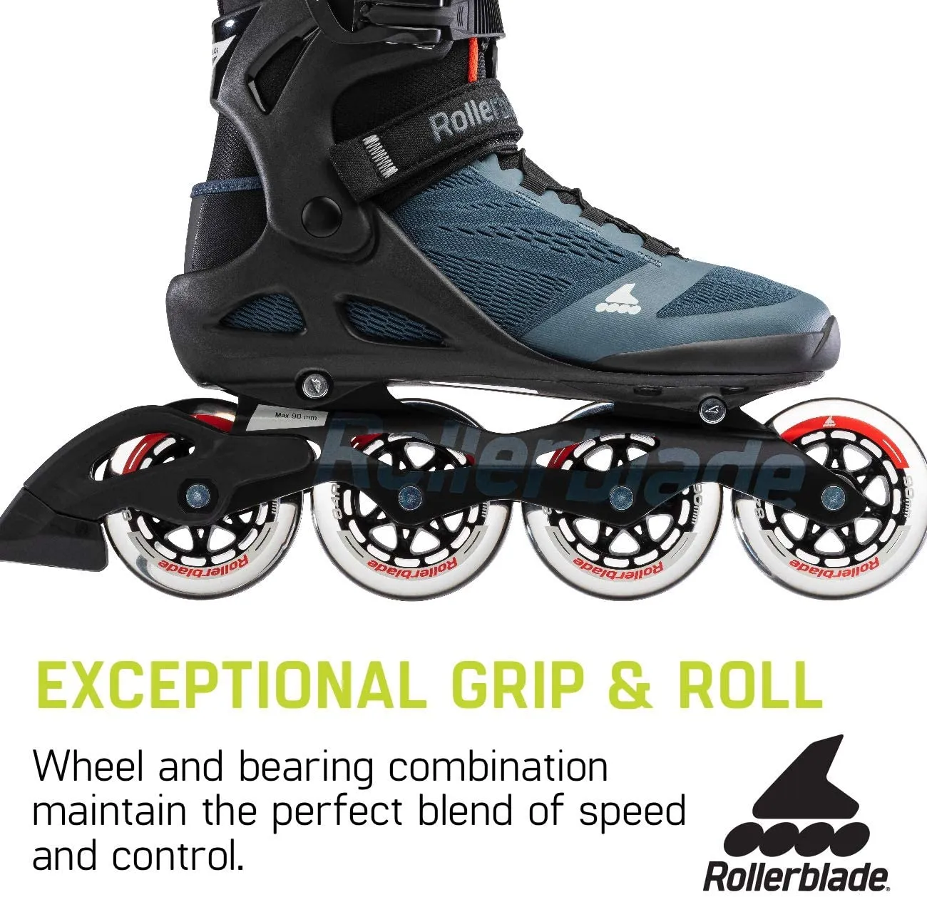 Rollerblade Macroblade 90 Orion Blue/Spicy Orange 8.5