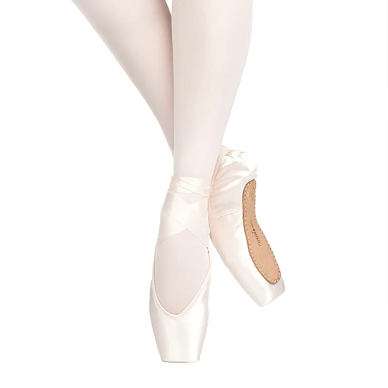 Russian Pointe Rubin U-Cut Drawstring Pointe Shoes - Flexible Soft Shank