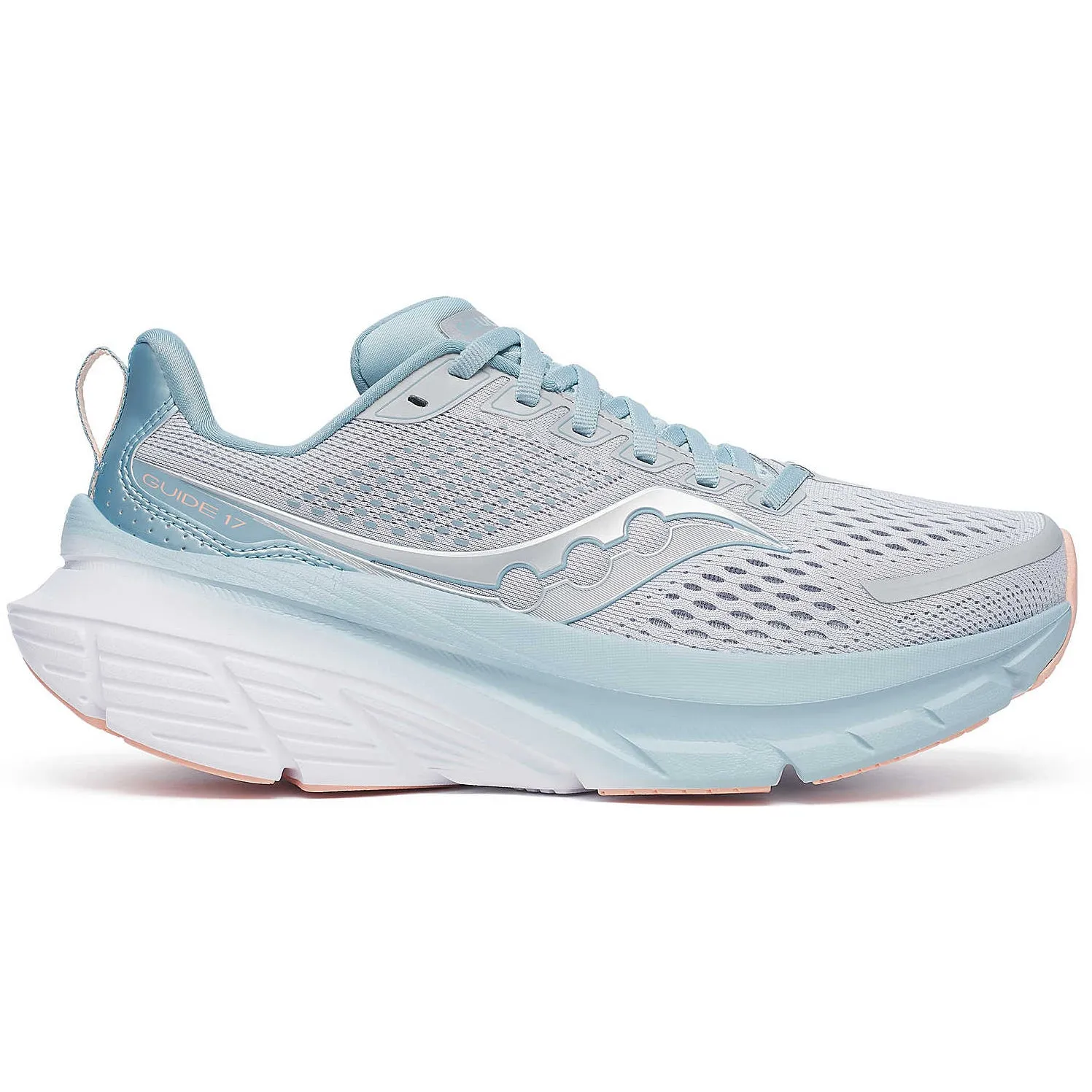 Saucony Women's Guide 17 Running Shoes Cloud / Topaz