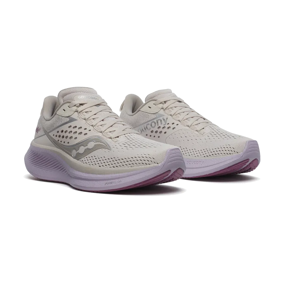 Saucony Women's Ride 17 Moon/Viola