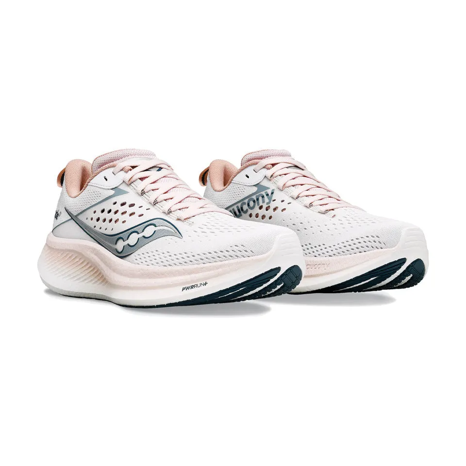 Saucony Women's Ride 17 White/Lotus