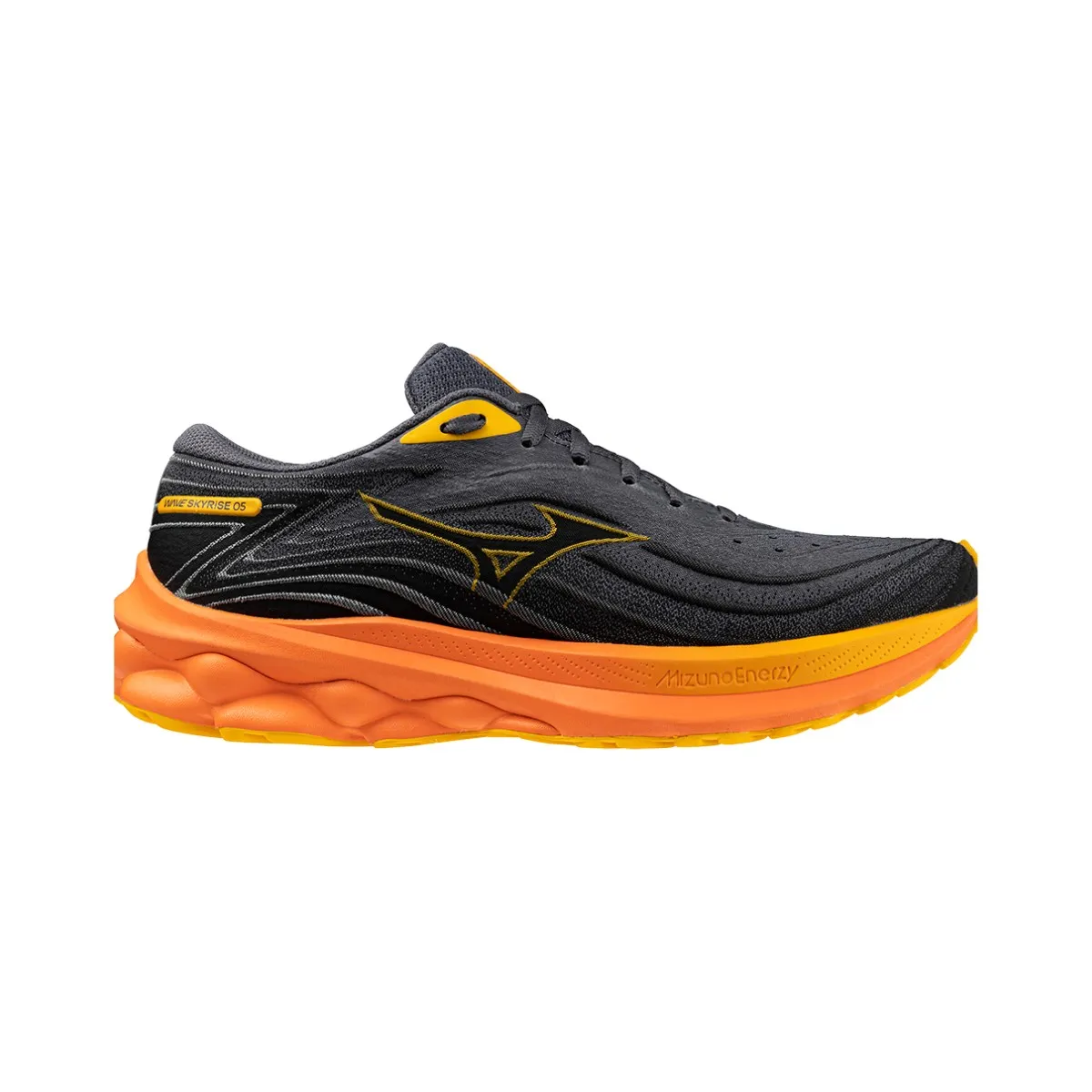 Shoes Mizuno Wave Skyrise 5 Black Orange SS24