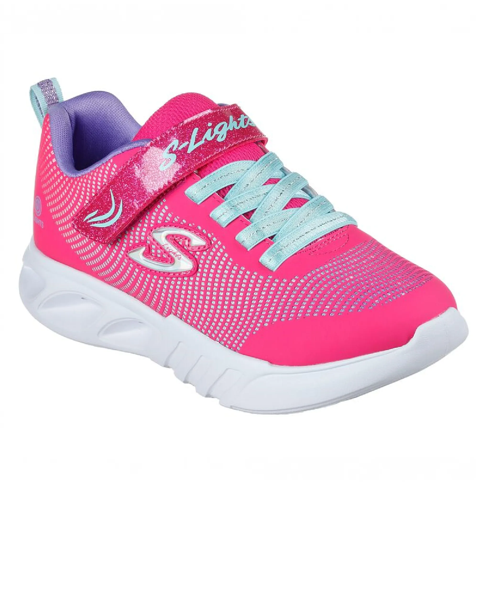 Skechers 303700L PKMT S Lights: Flicker Flash - Pink Multi