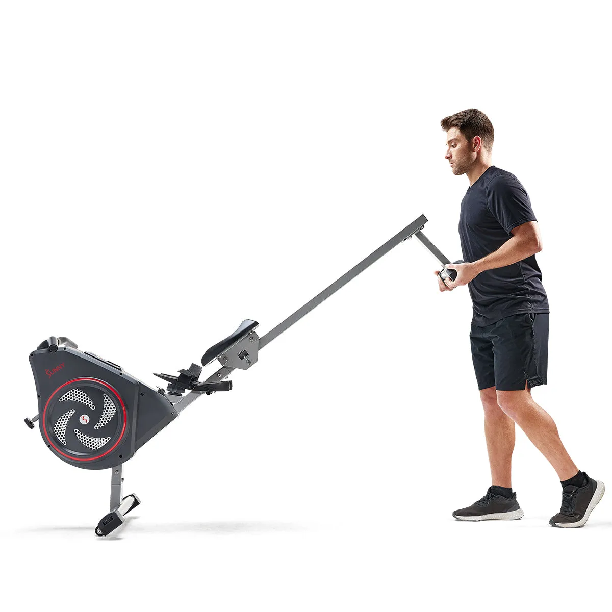 Smart Premium Air and Magnetic Resistance Exercise Rowing Machine