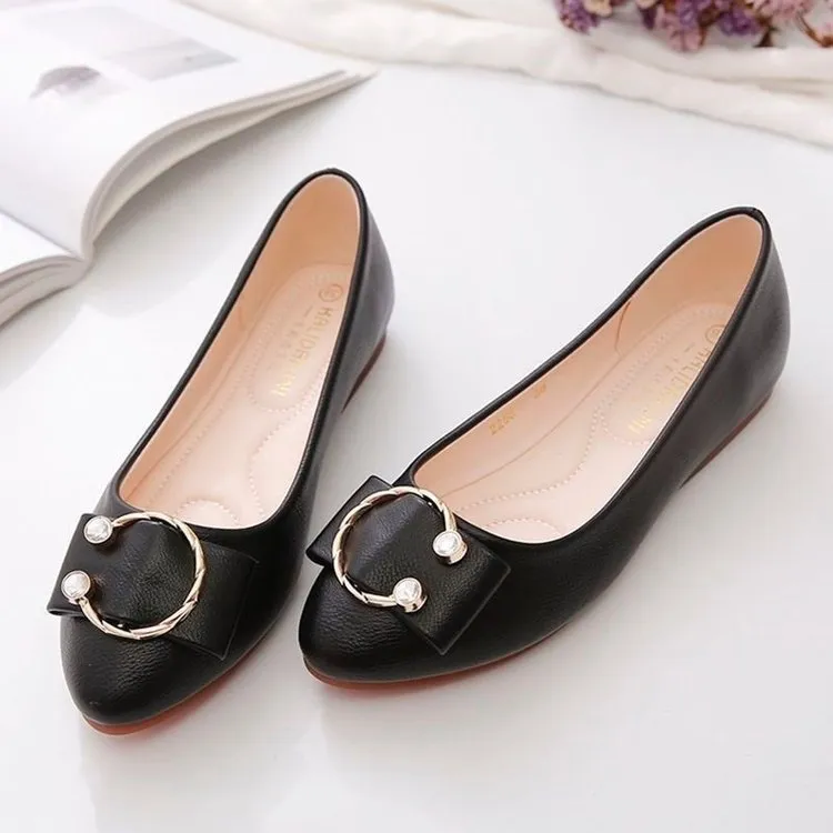 Soft Bottom Mary Jane Flat Low-cut Shoes