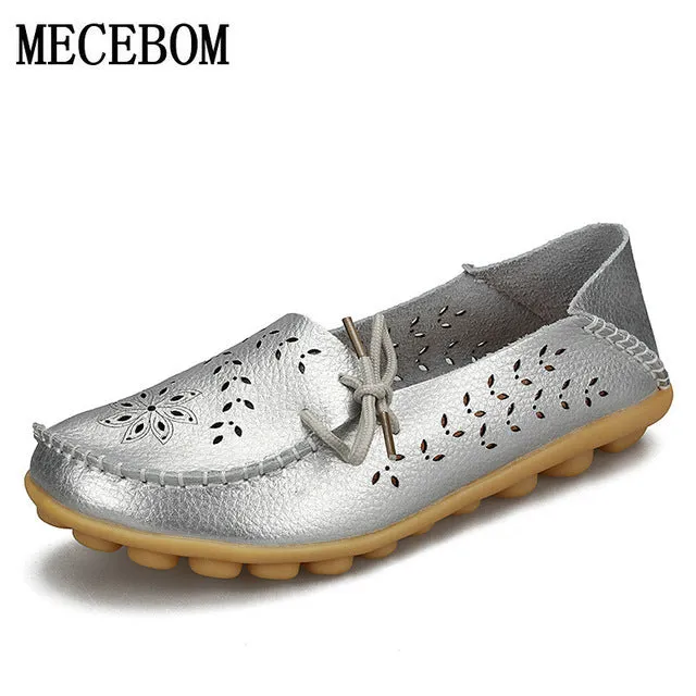 Spring women flats hollow out comfortable loafers women shoes female casual shoes chaussure femme Slip on Flats F9113W