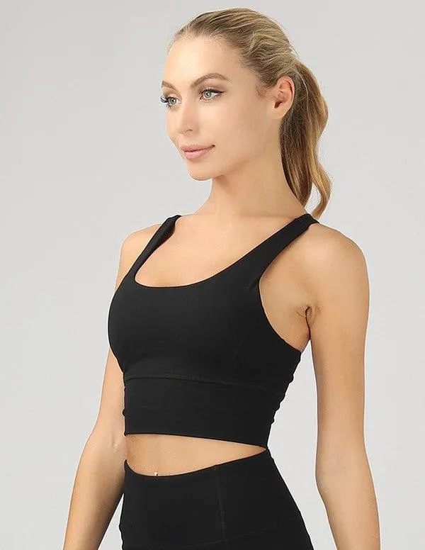 Strappy Back Sports Bra