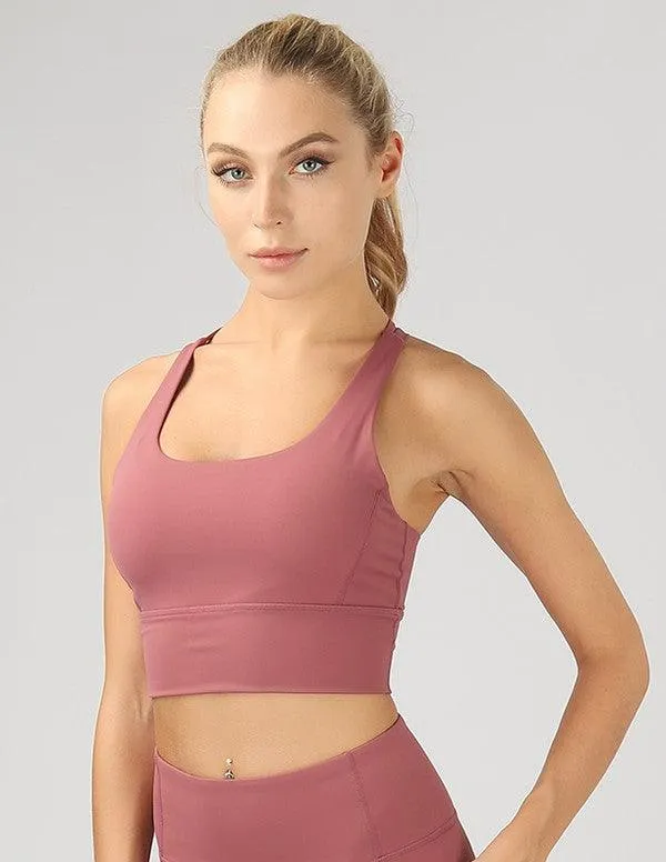 Strappy Back Sports Bra