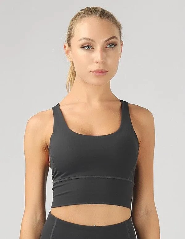 Strappy Back Sports Bra