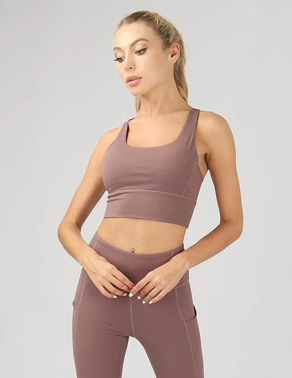 Strappy Back Sports Bra