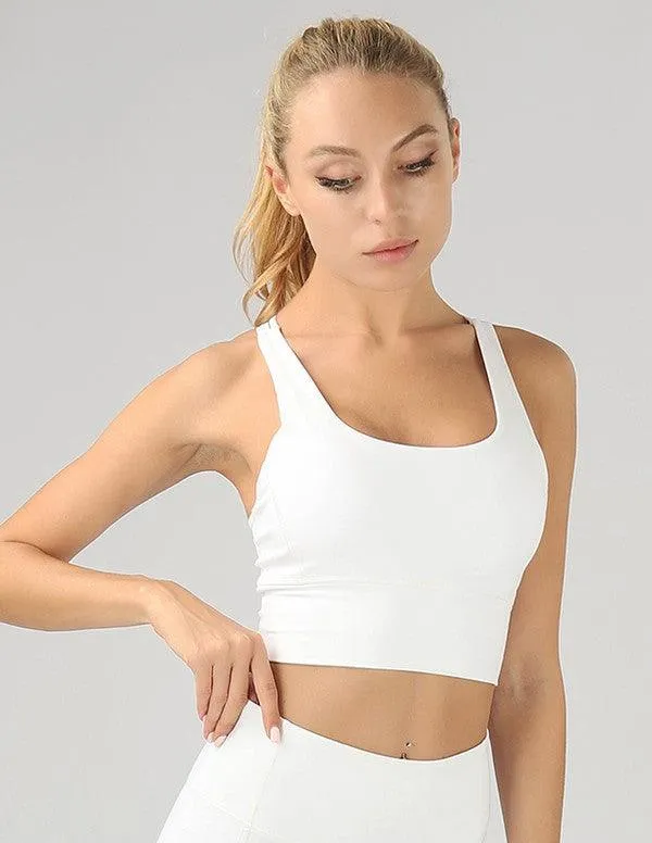 Strappy Back Sports Bra