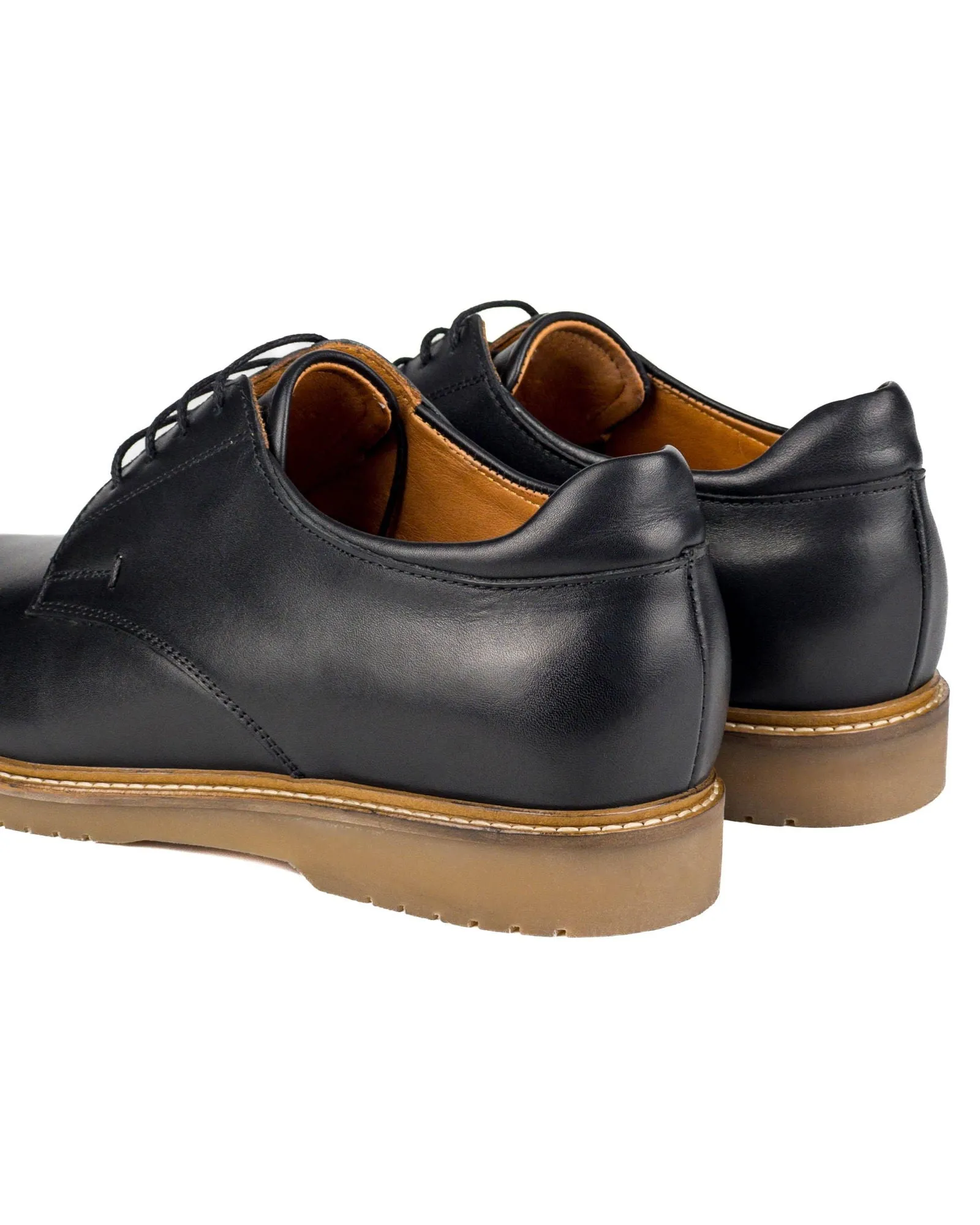 T-Dara Black Genuine Leather Casual Men's Shoes