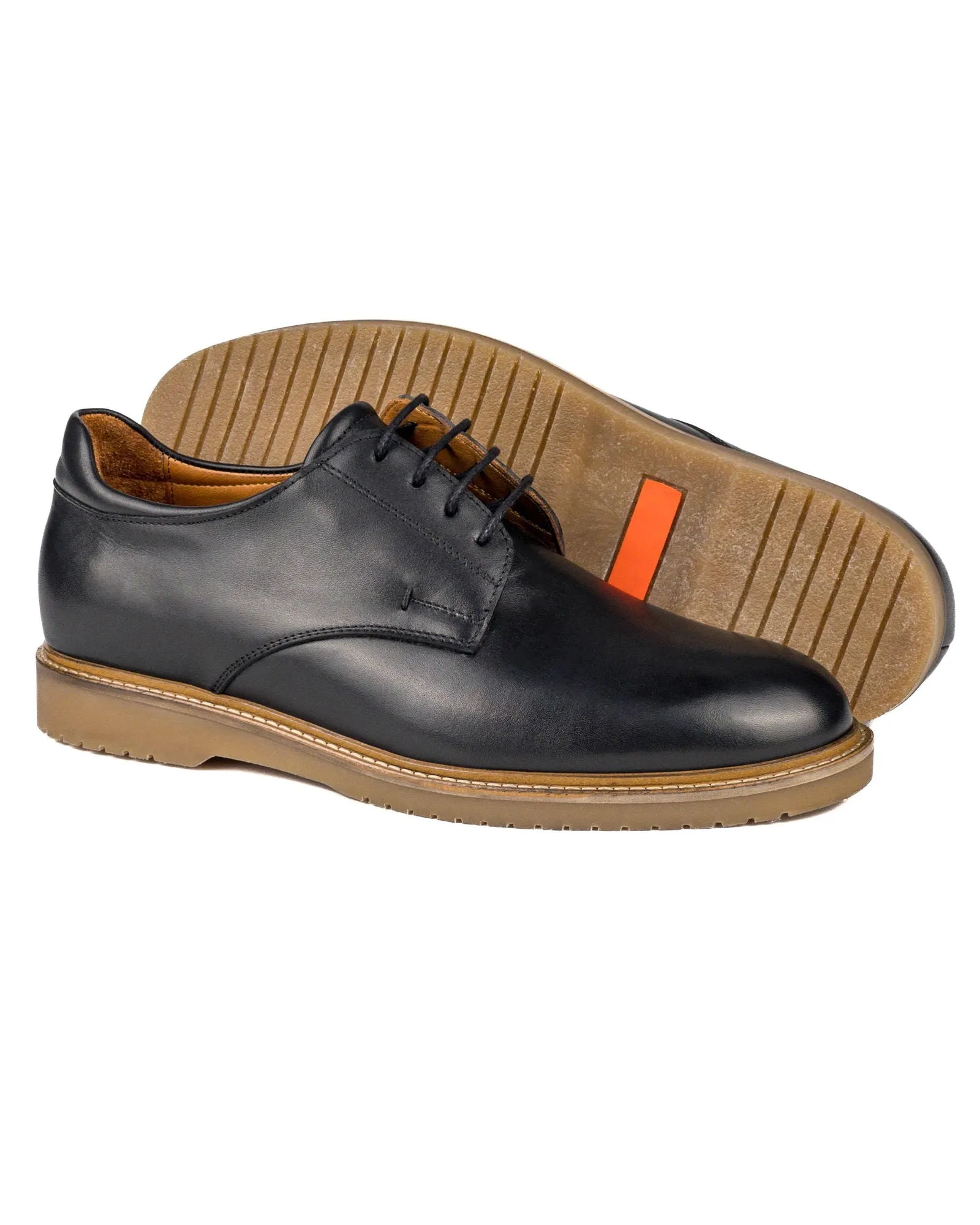 T-Dara Black Genuine Leather Casual Men's Shoes